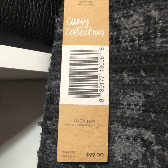 Tweed Plaid Button Up Skirt - Picture 5 of 5